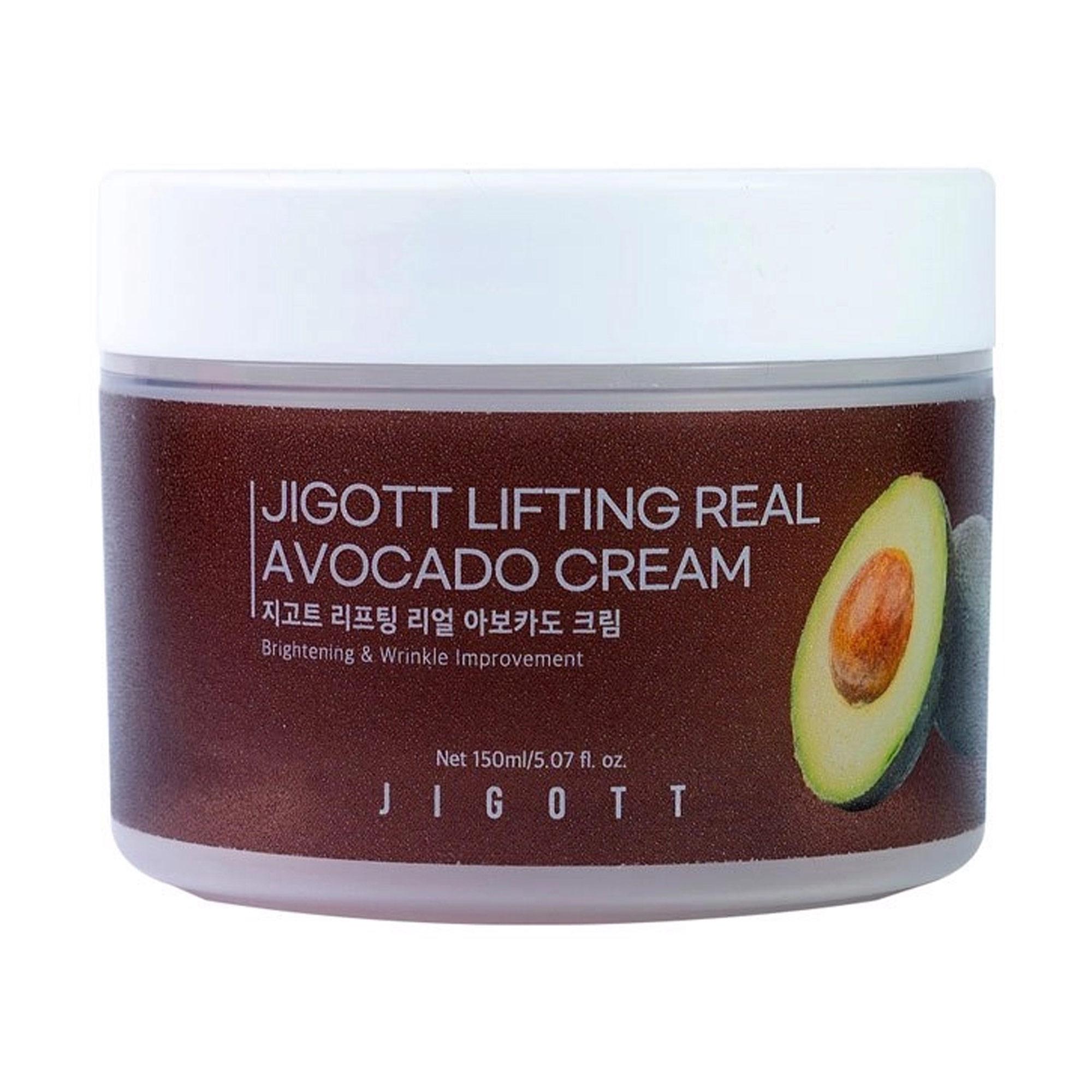 Підтягувальний крем для обличчя Jigott Lifting Real Avocado Cream з авокадо, 150 мл